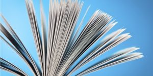 Image of book pages fanned open