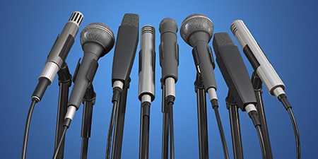 Image of microphones